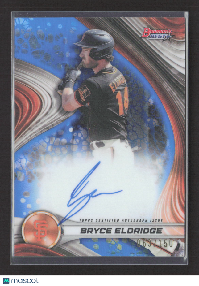 2024 Bowman's Best Bryce Eldridge #B24-BE 063/150 Auto Blue Refractor