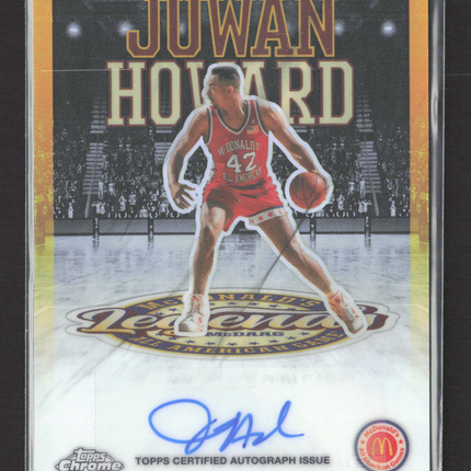 2025 Topps Chrome McDonald's All American Game Legends Auto Juwan Howard #LA-JH