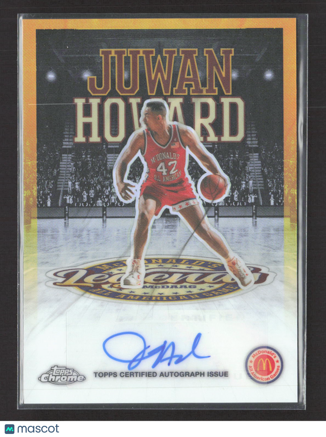 2025 Topps Chrome McDonald's All American Game Legends Auto Juwan Howard #LA-JH