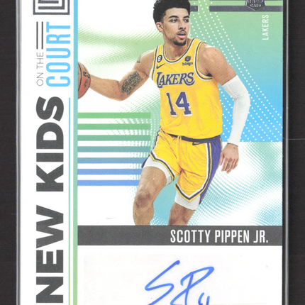 2023 Panini Chronicles Status New Kids On The Court Scotty Pippen Jr RC Auto