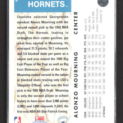 1992 Upper Deck Alonzo Mourning #2