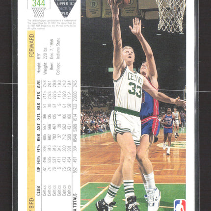 1991 Upper Deck Larry Bird #344