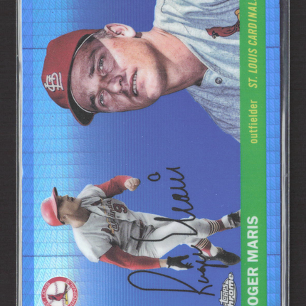 2025 Topps Chrome Platinum Roger Maris #427 Blue Prism