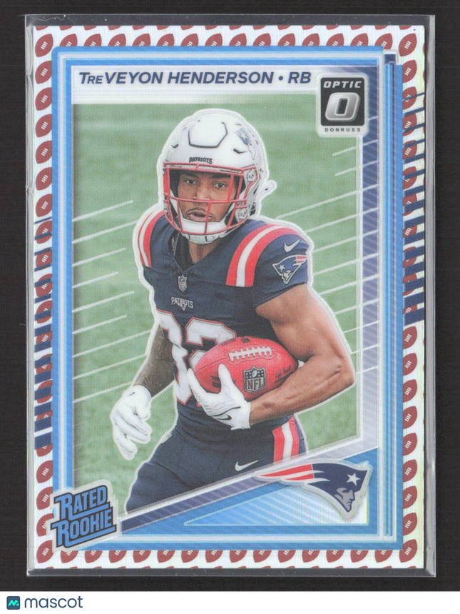 2025 Panini Donruss Optic Prizm TreVeyon Henderson #248 12/16 Footballs