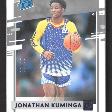 2021 Panini Chronicles Donruss Draft Picks Jonathan Kuminga #30 20/99