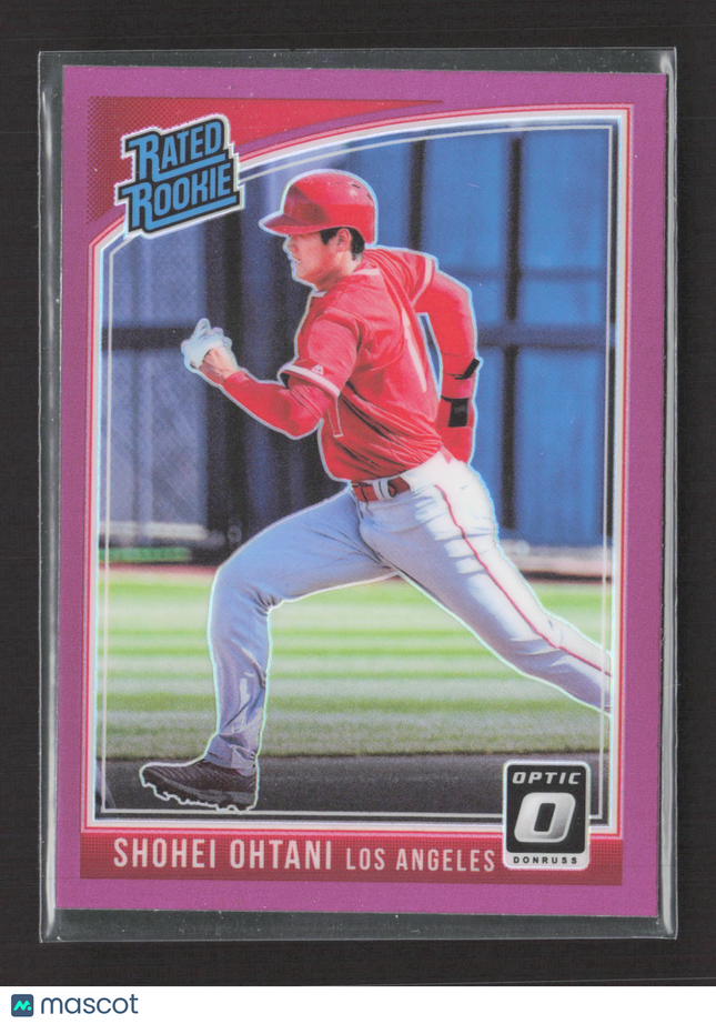 2018 Panini Donruss Optic Prizm Shohei Ohtani #56 Pink