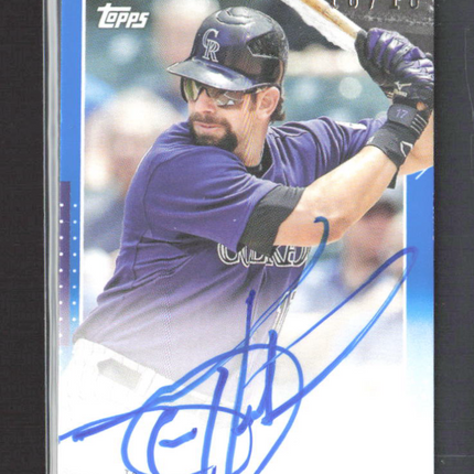 2020 Topps Rip Baseball Todd Helton #RIPAU-TH Auto BLue Mini /10
