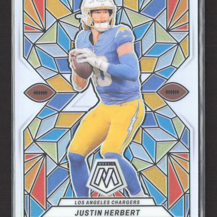 2024 Panini Mosaic Prizm Stained Glass Justin Herbert #SG-3