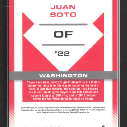 2022 Panini Chronicles Recon Juan Soto #17