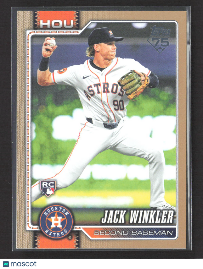 2026 Topps Series Two Jack Winkler #598 RC Gold /2026