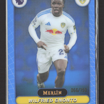 2026 Topps Merlin Wilfried Gnonto #109 Blue 066/150
