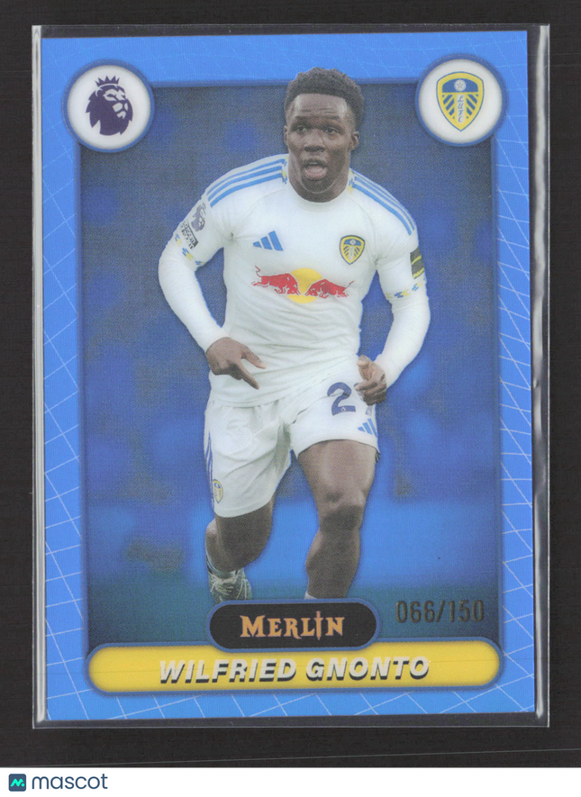 2026 Topps Merlin Wilfried Gnonto #109 Blue 066/150
