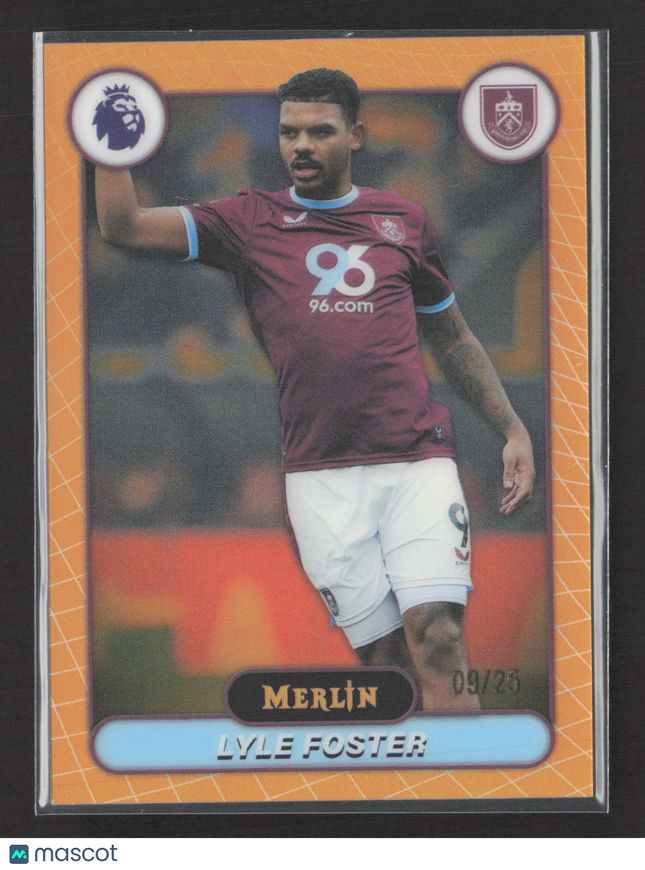 2026 Topps Merlin Heritage Lyle Foster #59 Orange 09/25