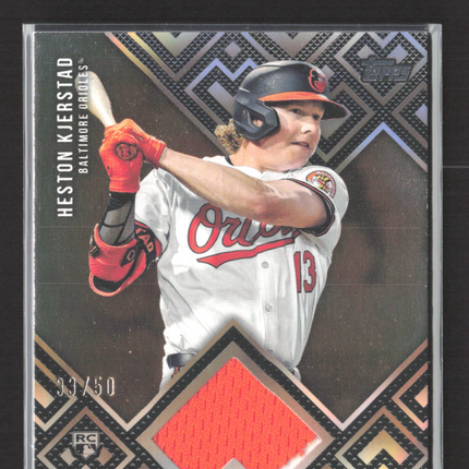 2024 Topps Update Series Rising Rookie Heston Kjerstad #RRR-HK Jersey RC 33/50