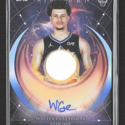 2025 Topps Midnight Walter Clayton Jr. #RJA-WC Rookie Jersey Autograph RC Auto
