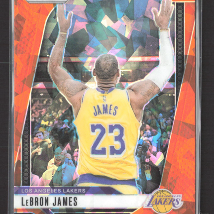 2024 Panini Prizm LeBron James #130 Orange Ice