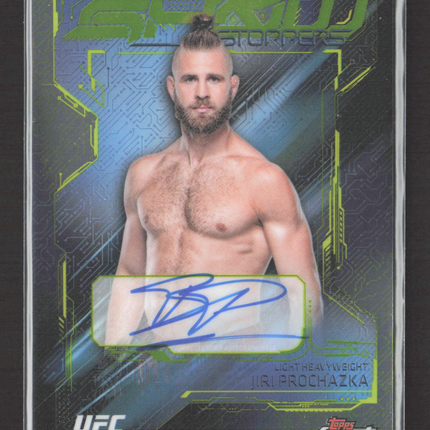 2025 Topps Finest UFC Show Stoppers Jiri Prochazka #SSA-JA Auto