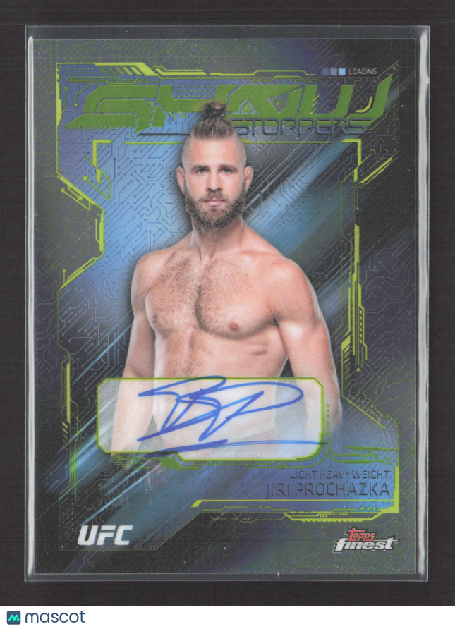 2025 Topps Finest UFC Show Stoppers Jiri Prochazka #SSA-JA Auto