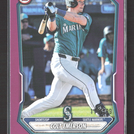 2024 Bowman Colt Emerson #BP-108 Pink /299