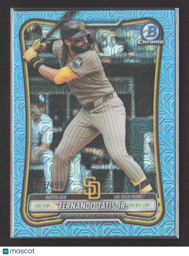 2023 Bowman Chrome Mega Box Fernando Tatis Jr. #47 Blue Mojo Refractor 405/499