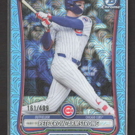 2026 Bowman Chrome Pete Crow-Armstrong #31 Blue Mojo Refractor 161/499