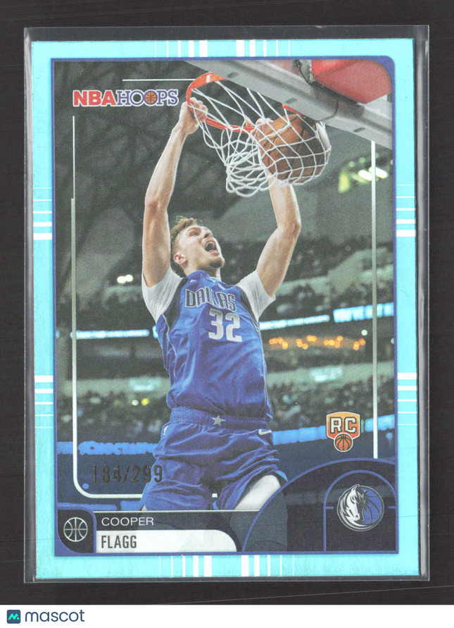2026 Topps NBA Hoops Cooper Flagg #35 Teal RC 184/299