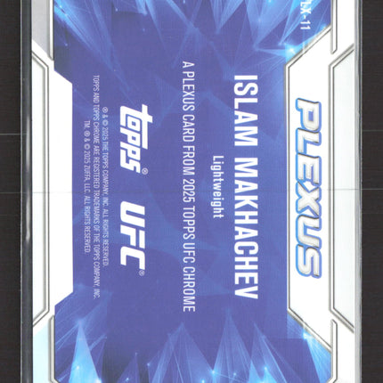 2025 Topps Chrome UFC Plexus Islam Makhachev #PLX-11 Orange /25