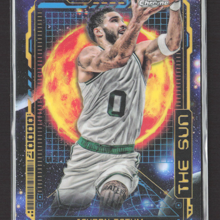 2024 Topps Chrome Planetary Pursuit Jayson Tatum #PPS-1 The Sun