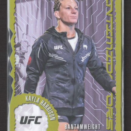 2025 Topps Finest UFC Intimidators Kayla Harrison #IT-5 Gold Refractor 36/75