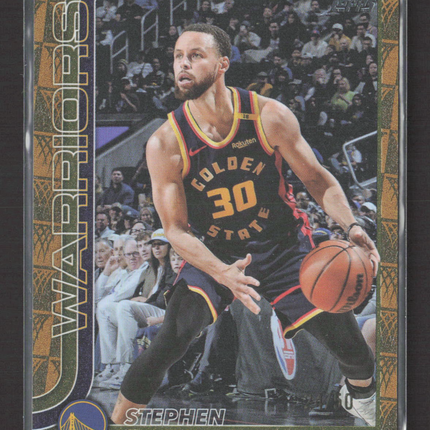 2025 Topps Basketball Stephen Curry #135 Gold Season Tip Off /50