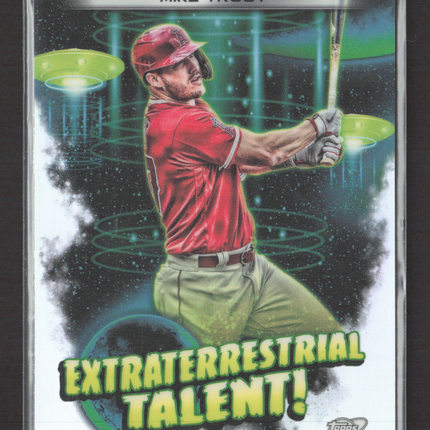 2023 Topps Chrome Extraterrestrial Talent Mike Trout #ET-11
