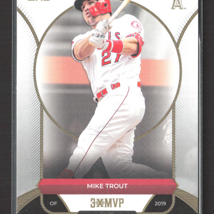 2025 Topps 3 TIme Most Valuable Player Mike Trout #9