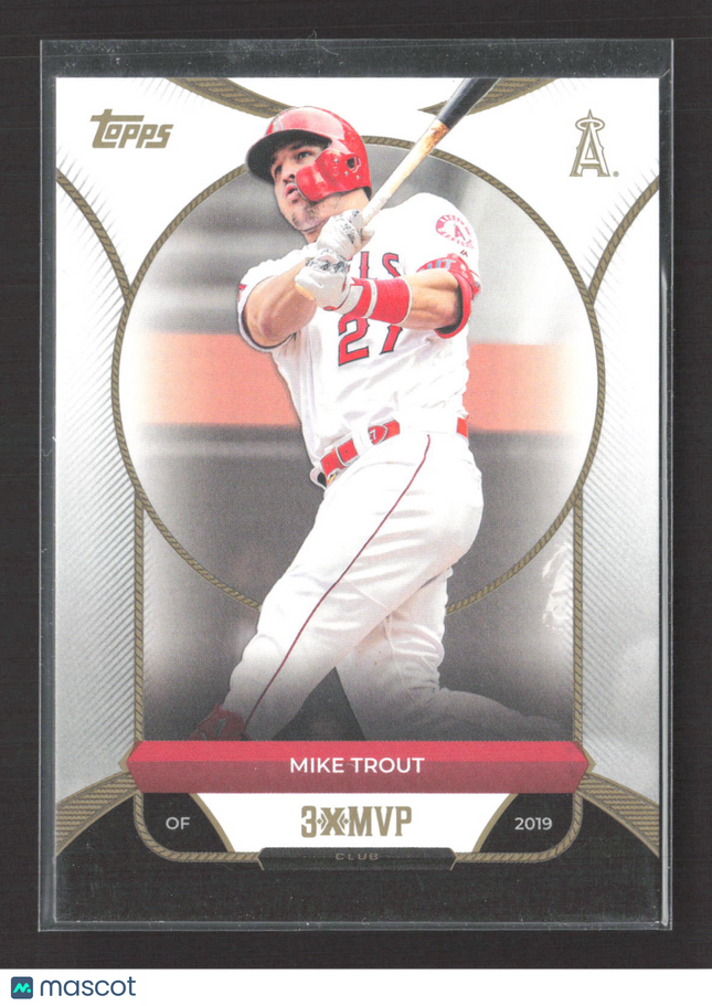 2025 Topps 3 TIme Most Valuable Player Mike Trout #9