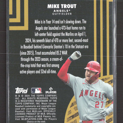 2024 Topps Black Gold Mike Trout #BG-2