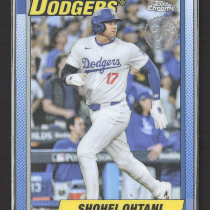 2024 Topps Chrome 1989 Topps Baseball Shohei Ohtani #90CB-7 Refractor