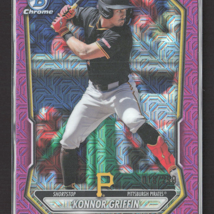 2025 Bowman Chrome Konnor Griffin #BCP-92 Pink Mojo /299