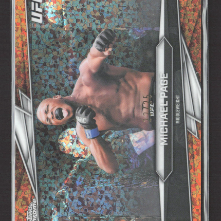 2026 Topps Chrome UFC Michael Page #135 Orange 22/25