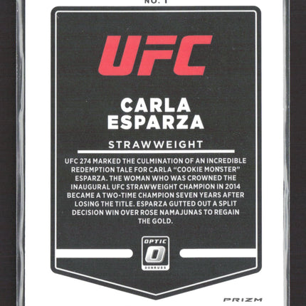 2022 Panini Donruss Optic Prizm Carla Esparza #1 Photon