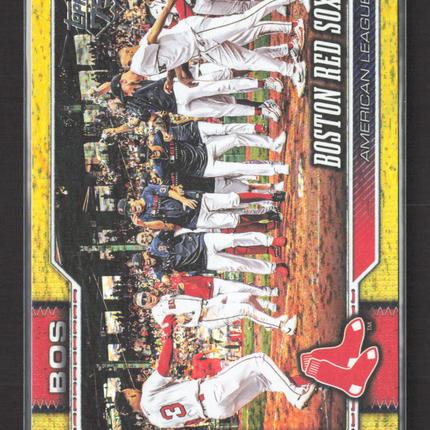 2026 Topps Series One Boston Red Sox #198 Yellow /399