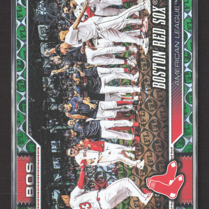 2026 Topps Series 1 Boston Red Sox#198 Green Foil /99