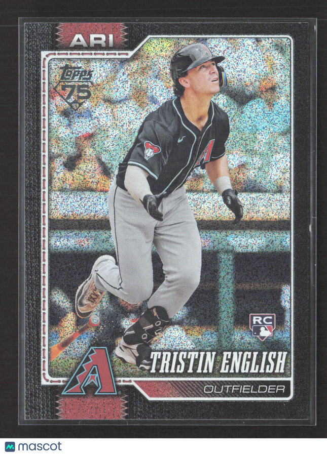 2026 Topps Series One Tristin English #346 Black Sand Glitter /10 RC