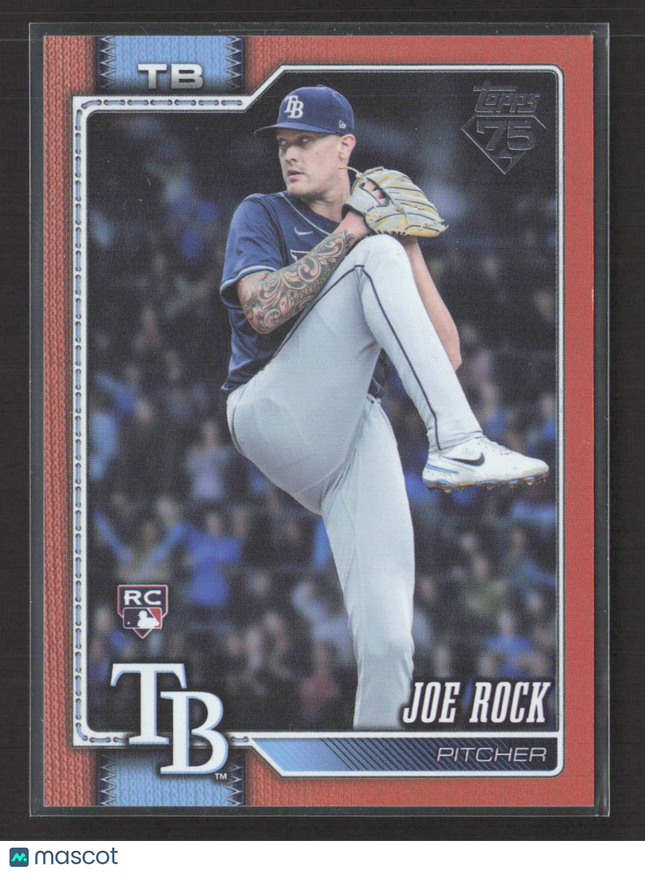 2026 Topps Series 1 Joe Rock #134 Orange /25