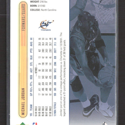 2002 Upper Deck Michael Jordan #403