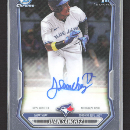 2026 Bowman Chrome Juan Sanchez #CPA-JS Auto