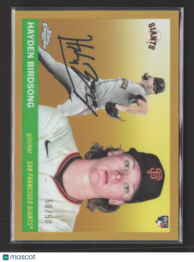 2025 Topps Chrome Platinum Hayden Birdsong #336 Gold /50 RC