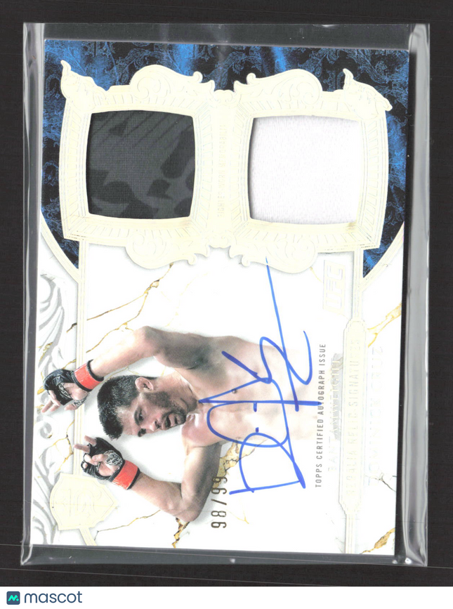 2025 Topps Royalty UFC Dominick Cruz #RRS-DC 98/99 Dual Relic Auto