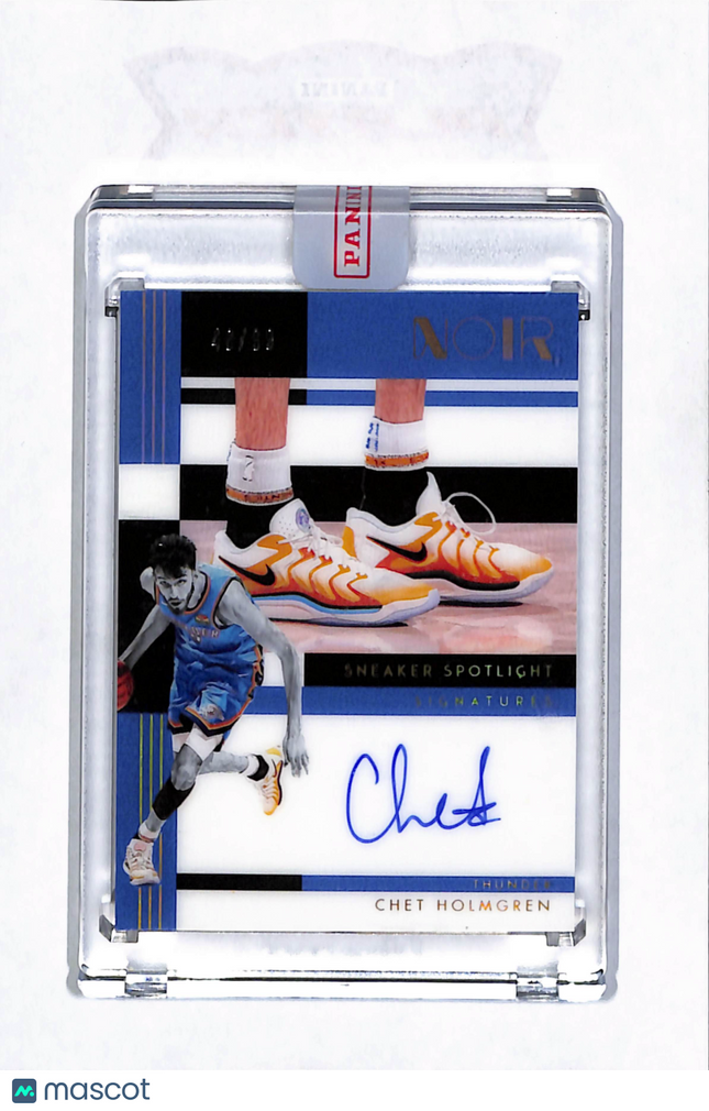 2025 Panini Noir Sneaker Spotlight Signatures Chet Holmgren #SSS-CHT Auto /99