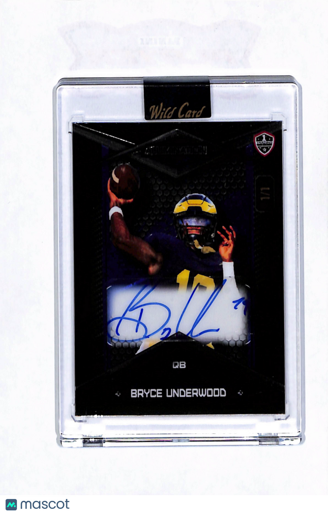 2024 Wild Card Alumination Bryce Underwood #ABC-BU Black Auto 1/1