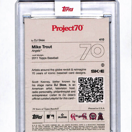 2021 Topps Project70 Mike Trout #410