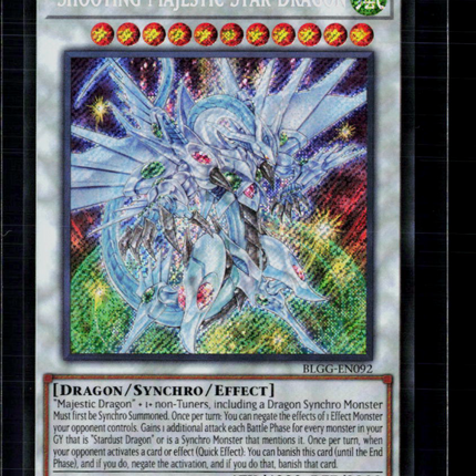 Yu-Gi-Oh! Shooting Majestic Star Dragon Glorious Gallery SR BLGG-EN092 1st Ed